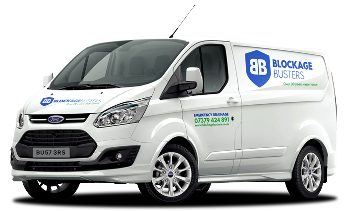 Blockage Busters drainage van covering Harlow